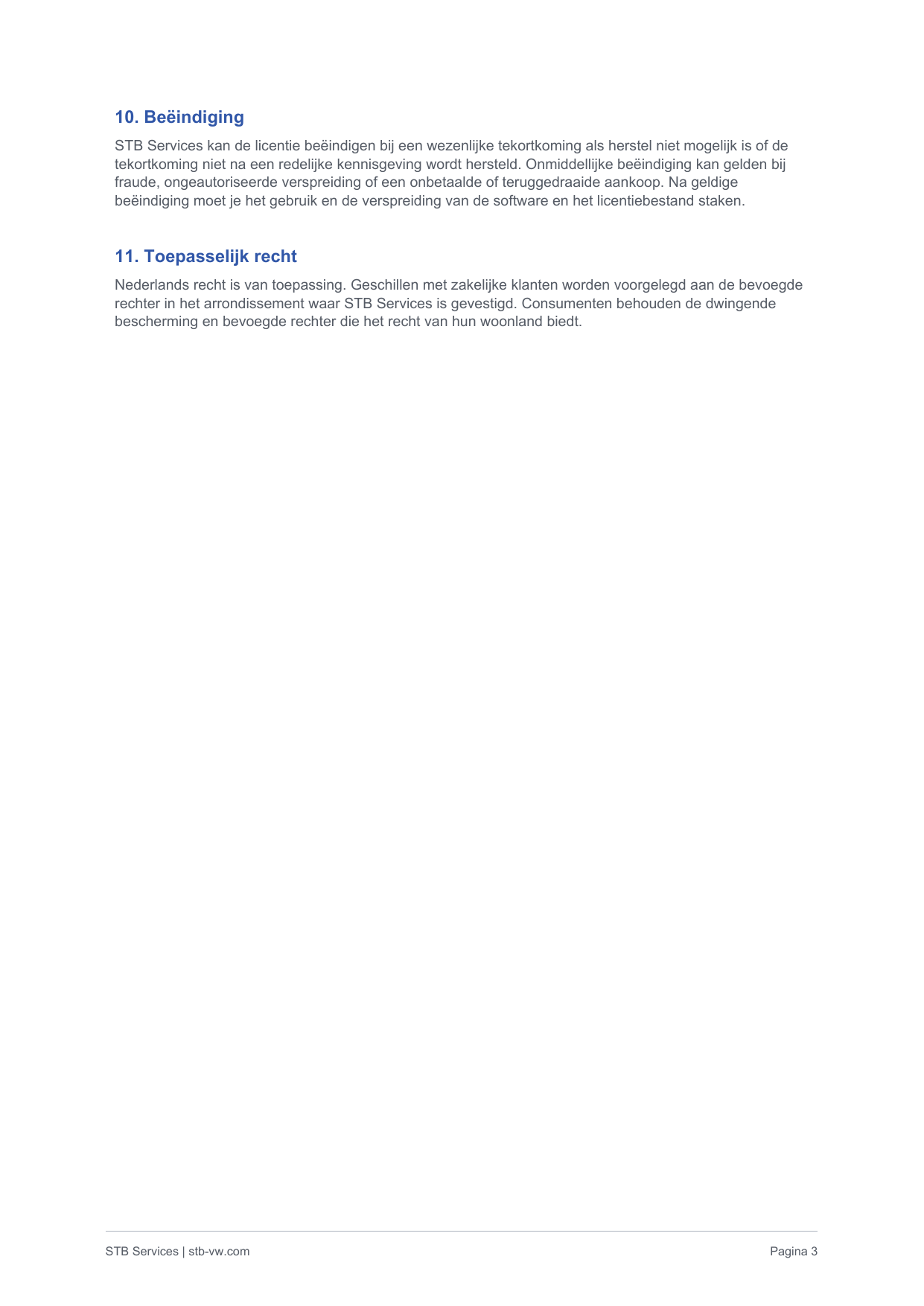 Licentieovereenkomst voor eindgebruikers (EULA) page 3